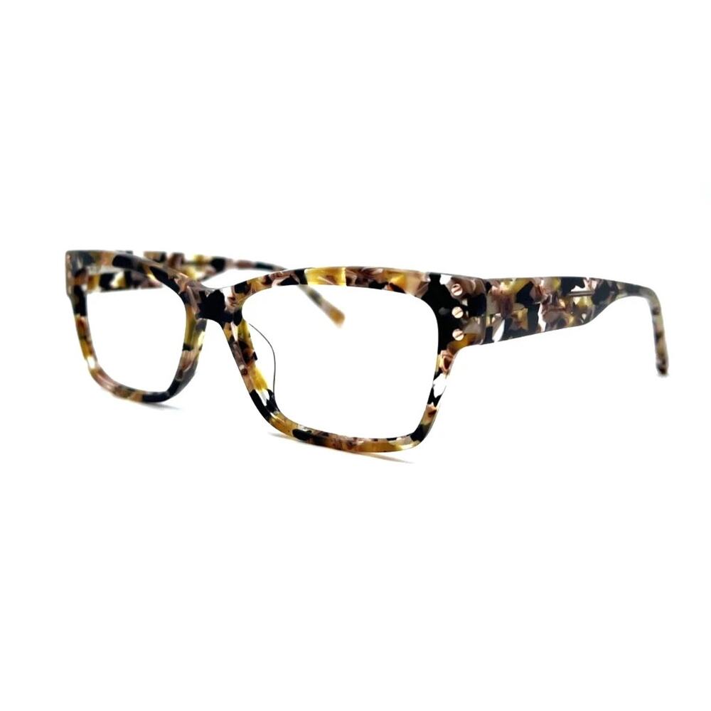 L.A.M.B. LAUF097 5716 MULTI BROWN AUTHENTIC EYEGLASS FRAMES 51-16-150